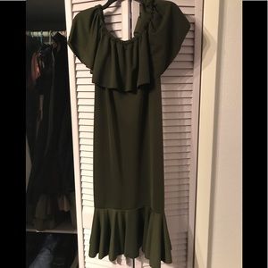 Green Lularoe Cici Dress